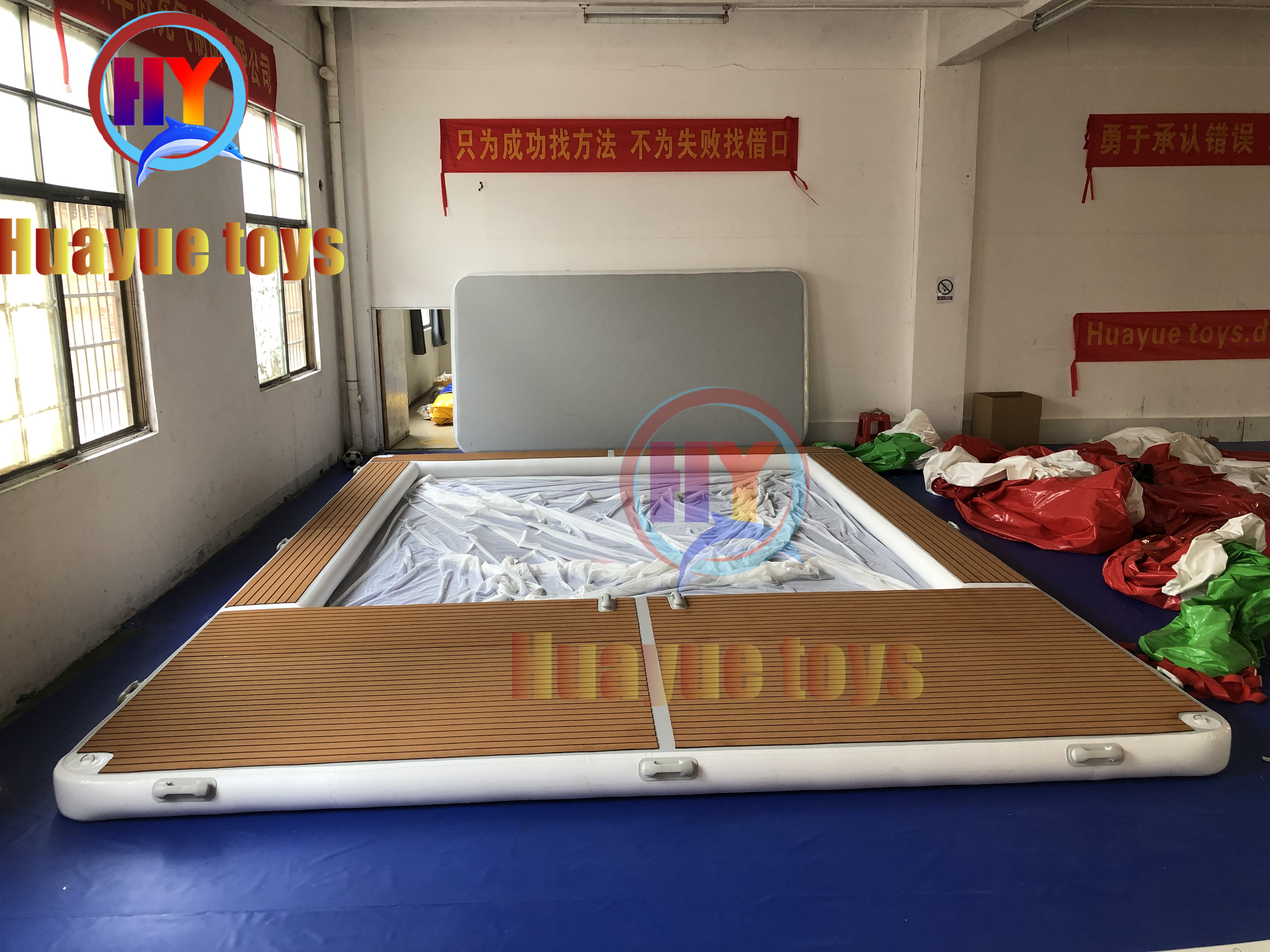 customized Inflatable Yacht Swimming ocean Pool With Net