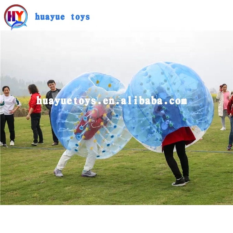 Manufacturer cheap price PVC  inflatable adult body zorb soccer human bubble bumper ball for football