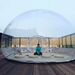 Outdoor 360 Degree New Glamping Igloo Garden Lodge Hotels Shelter Clear Christmas tent Inflatable Bubble Advertising Dome Tent