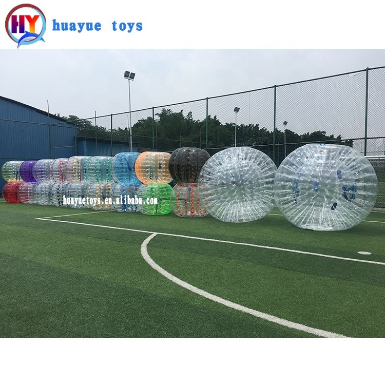 Manufacturer cheap price PVC  inflatable adult body zorb soccer human bubble bumper ball for football