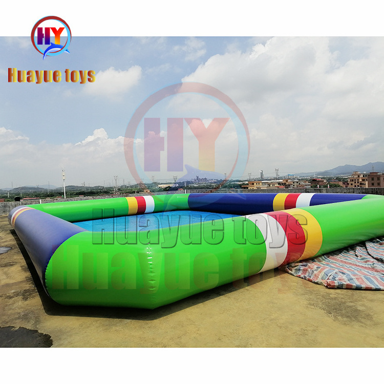 Huge Deep Pvc Inflatable Square Swimming Pool Adult Inflatable Pool For Sale