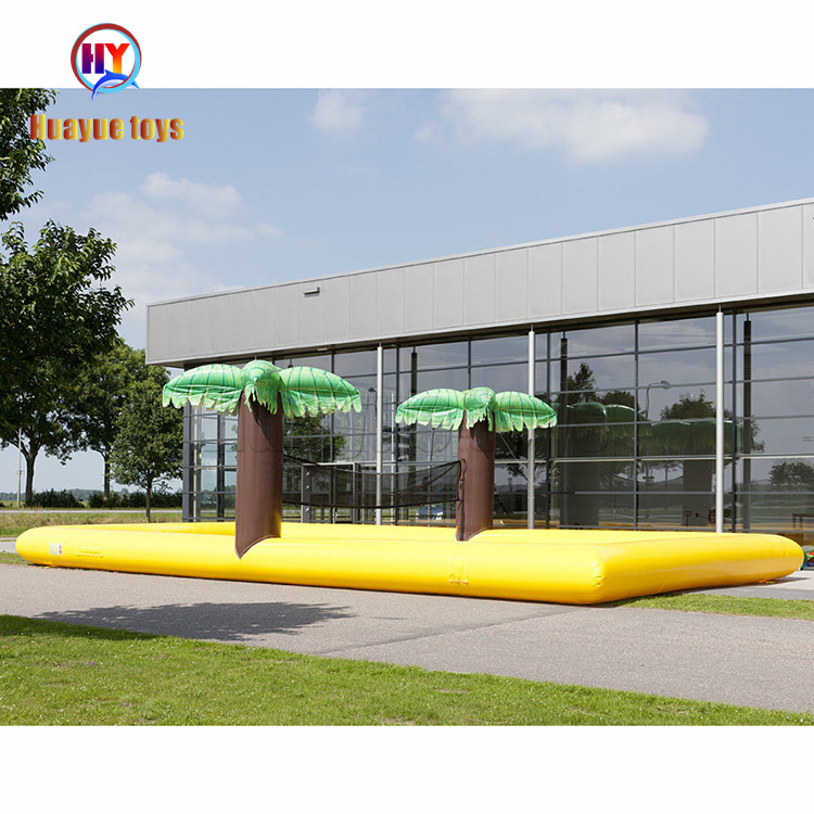 Commercial Outdoor Sport Game Inflatable Volleyball Court / Beach Playing Court Inflatable Polo Goal