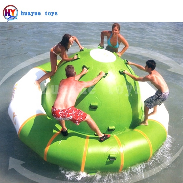 Inflatable aqua gyro Crazy Spinning Water Twister Disco banana boat Tube Commercial Grade Inflatable Disco Boat For Sale