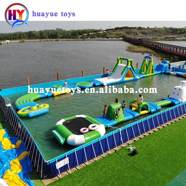 2019 Factory Price Inflatable sea water park equipment floating playground aqua theme park floating mobile water park for sale