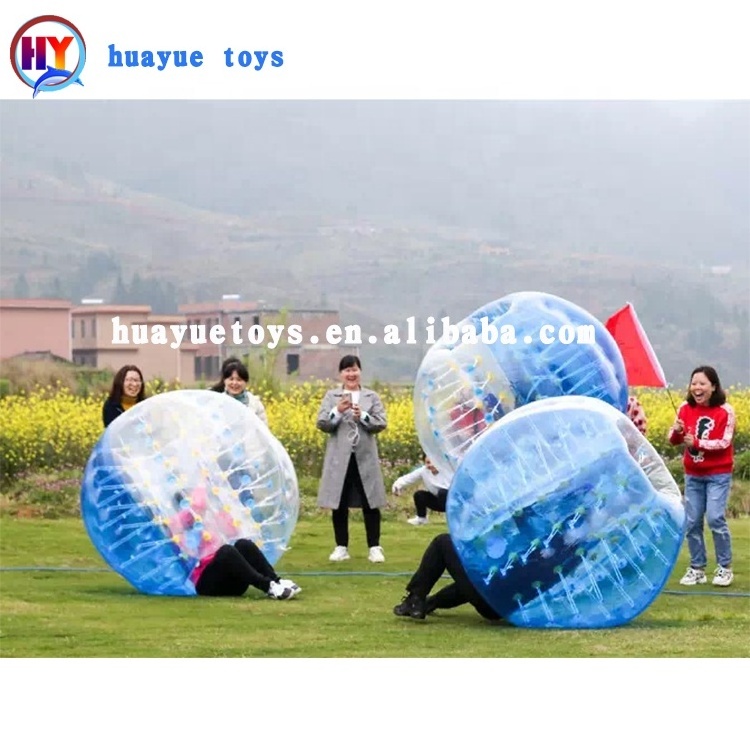 Manufacturer cheap price PVC  inflatable adult body zorb soccer human bubble bumper ball for football