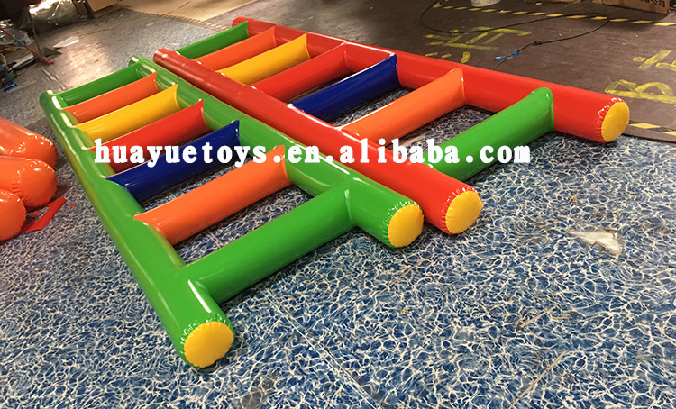 carnival wholesale outdoor kids interactive team building games sport wipeout games inflatable ladder for entertainment