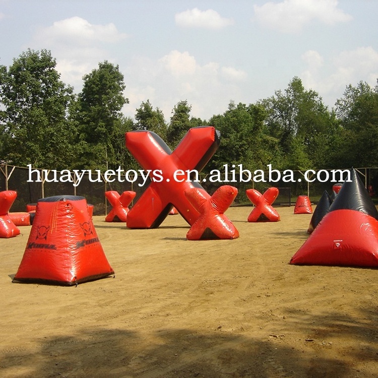 2021 new hot product factory sell inflatable paintball bunkers air bunkers as set doritos for paintball bunkers