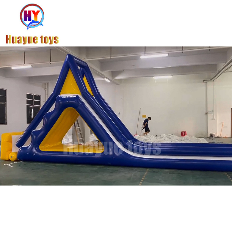 Happy water park water pool toy Inflatable bumper boat PVC inflatable Water Climb and Slide