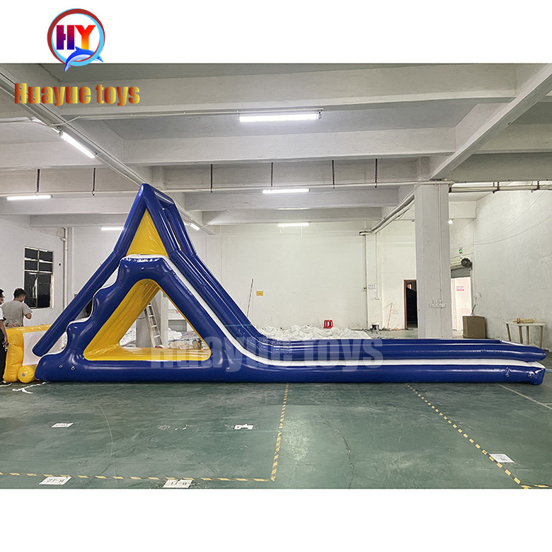 Happy water park water pool toy Inflatable bumper boat PVC inflatable Water Climb and Slide