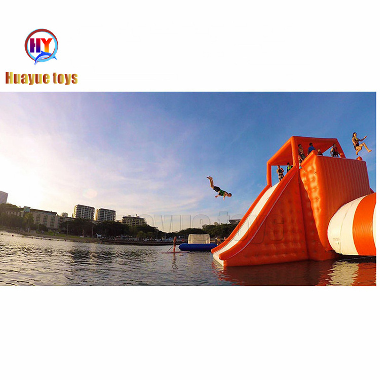 Water park inflatable jump water ball water catapult launch pillow bag inflatable slide