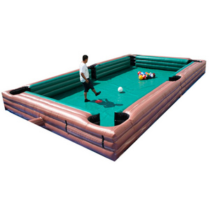 Inflatable Human Pool Table,Giant inflatable billiards table, snooker ball field