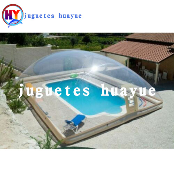 Factory wholesale outdoor pool transparent tent inflatable swimming pool cover