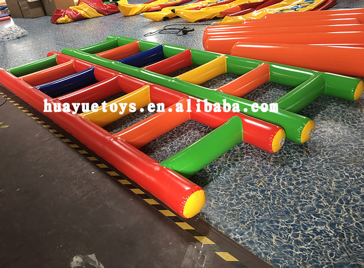 carnival wholesale outdoor kids interactive team building games sport wipeout games inflatable ladder for entertainment