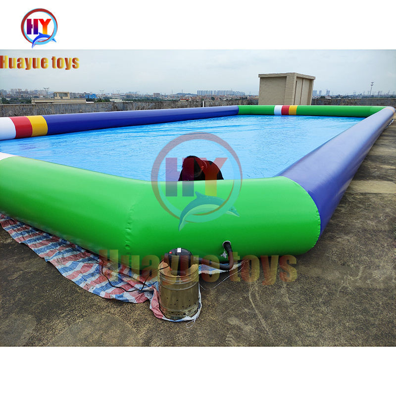 High quality Customized outdoor Ground Water Park Square for commercial events  Inflatable Swimming water pool