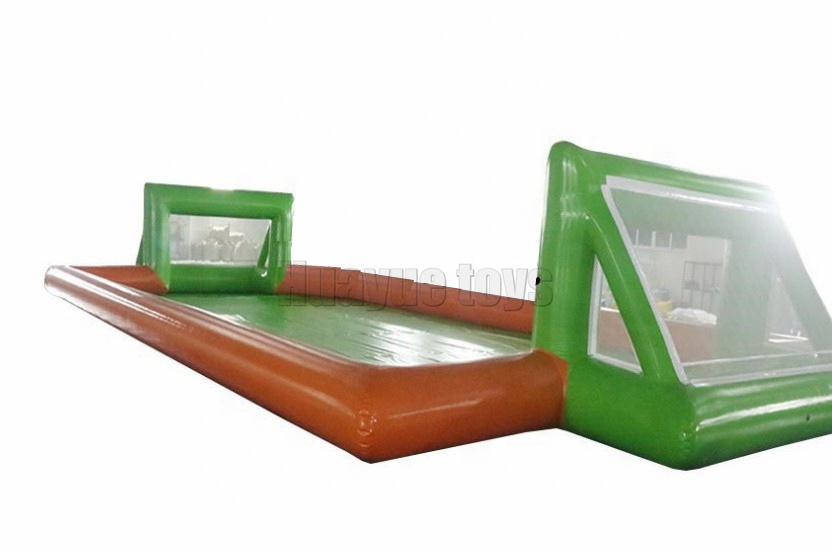 Hot sale commercial customized Inflatable football court bouncy pitch inflatable soccer field with floor for adults and kids