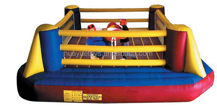 Rental Large PVC Inflatable Battle Zone Wrestling Bouncy Boxing Ring / Inflatable Fighting Ring Boxing Field For Sale