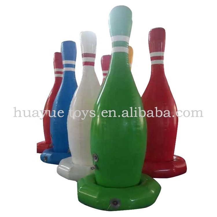 Custom funny inflatable big bowling sport game  for adults and kids