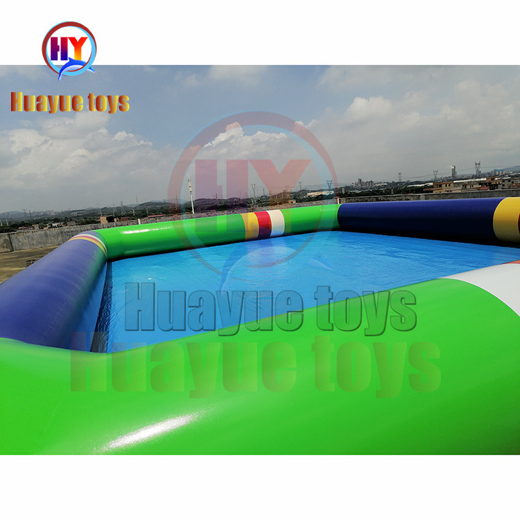 Huge Deep Pvc Inflatable Square Swimming Pool Adult Inflatable Pool For Sale