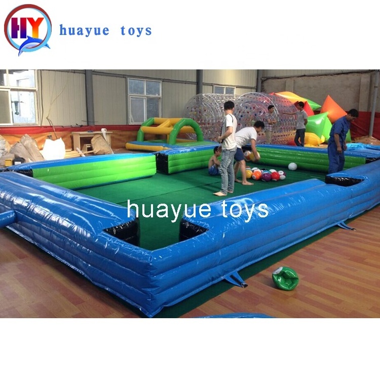 Inflatable Human Pool Table,Giant inflatable billiards table, snooker ball field