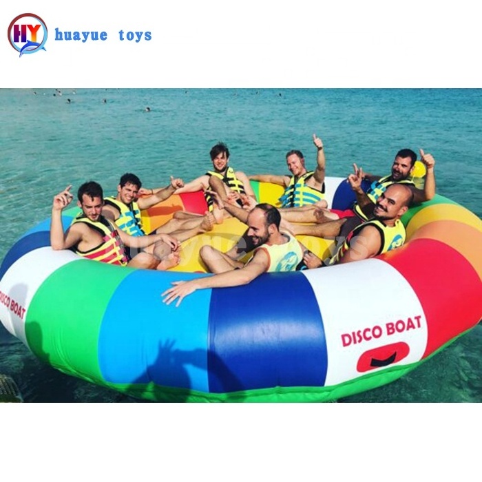 Circular Inflatable Boat Inflatable Spinning Top UFO Towable Tube water ball For Water ...