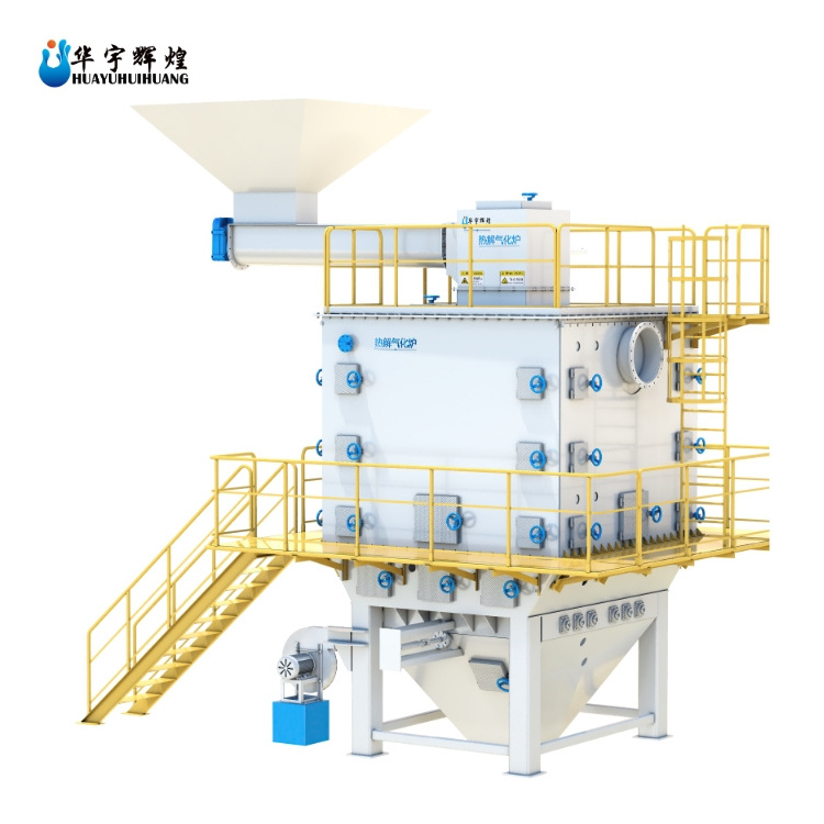 Hot Sale household waste, general waste disposal machinery Double-chamber pyrolytic incinerators