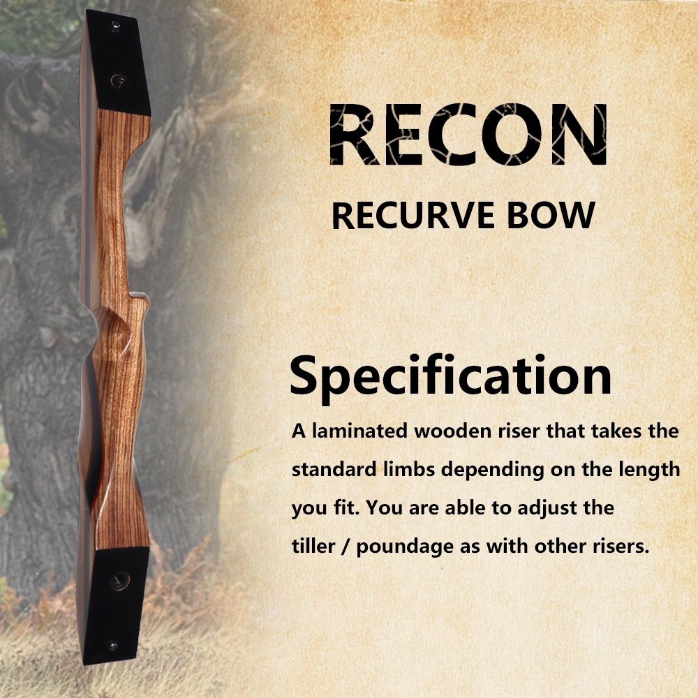 2023 New Recon Old Mountain 60 Inch 62 Inch Take Down Recurve Bow Archery Bow And Arrow For Hunting Recurve Bow Set