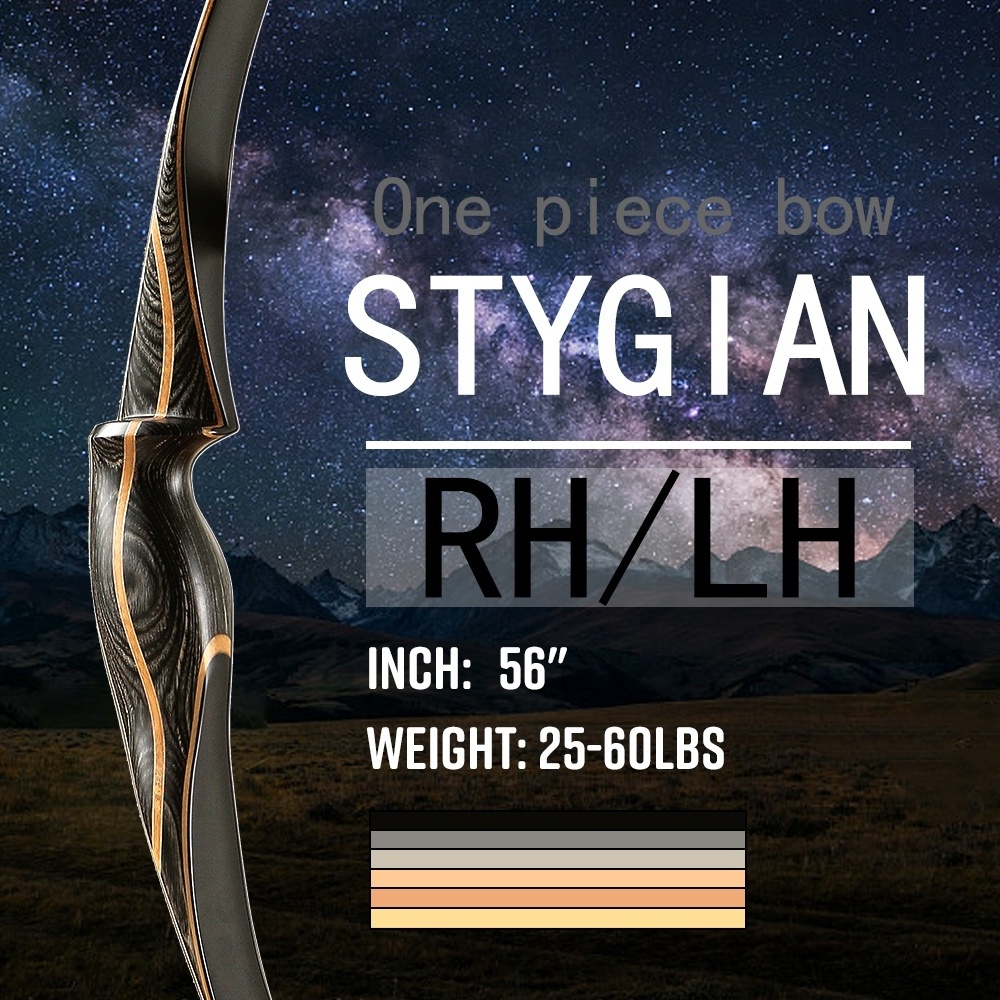 New design easy to install traditional hand of wooden archery recurved designer bow and arrow