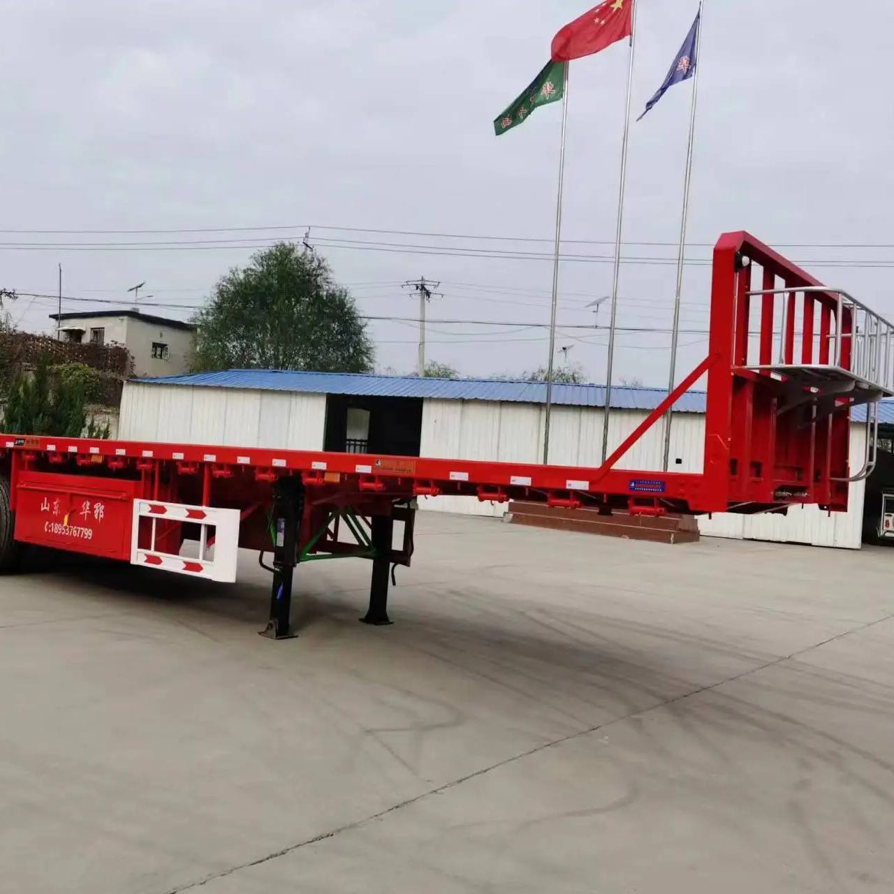 2024 New Extendable Flatbed Utility Trailer / Motorcycle Transport Trailer for Sctoor Motorcycle For Sale