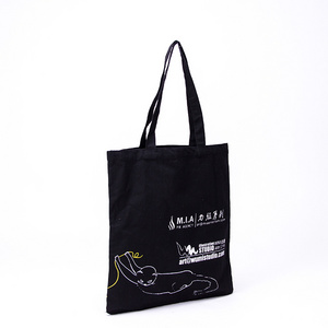 100% Cotton Canvas Tote Shopping Bag with Dog or Cat Printing bag