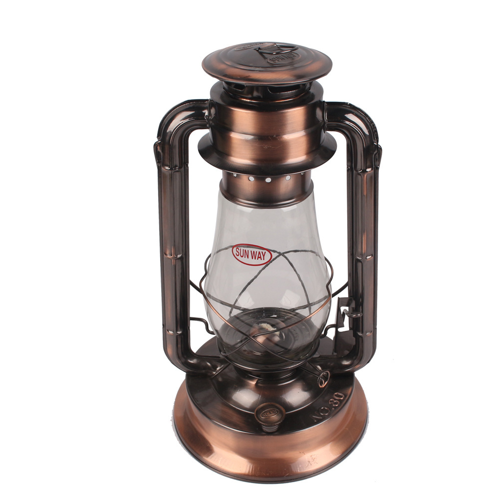 High quality New  camping laser etching hurricane lantern garden decorative oil lamp