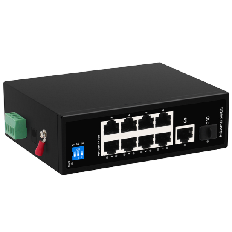 din rail wall mounting industrial poe switch pcb 8 port industrial ethernet/network switch