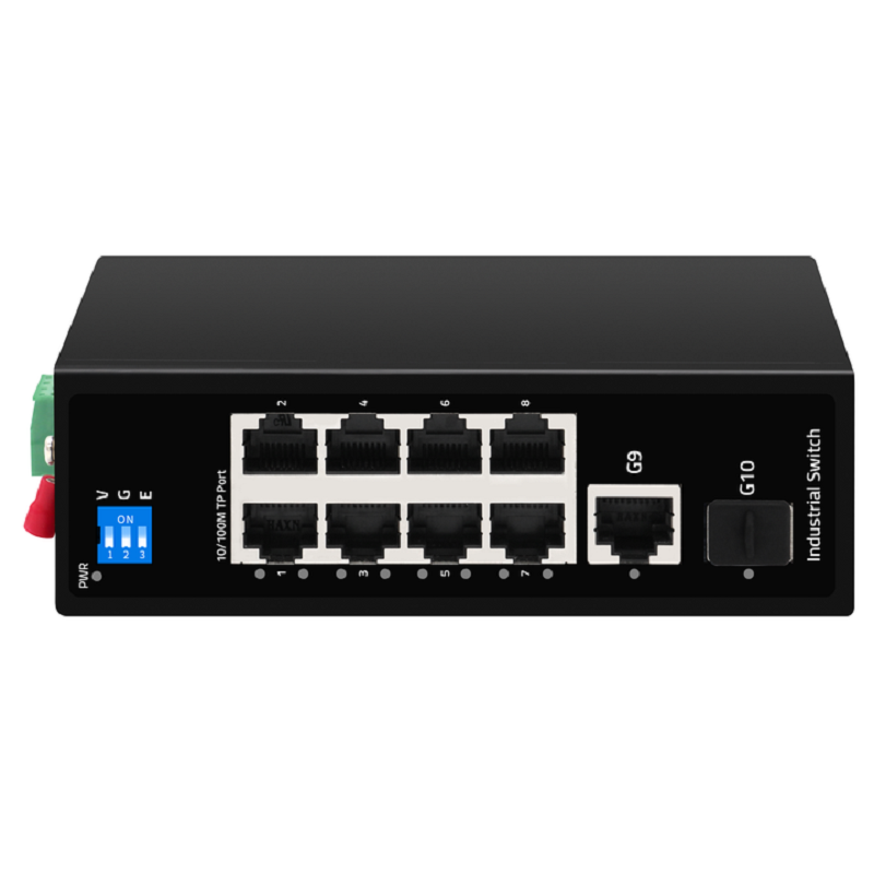 din rail wall mounting industrial poe switch pcb 8 port industrial ethernet/network switch