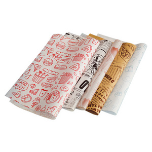 Wholesale Price Non-Stick Hamburger Paper Bread Wrapper Parchment Paper With Private Label Wholesale