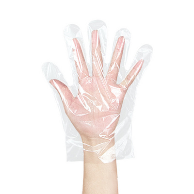 Disposable Transparent Food Grade Poly Gloves PE CPE TPE Gloves Individually Packed Plastic Gloves for Fast Food Kitchen