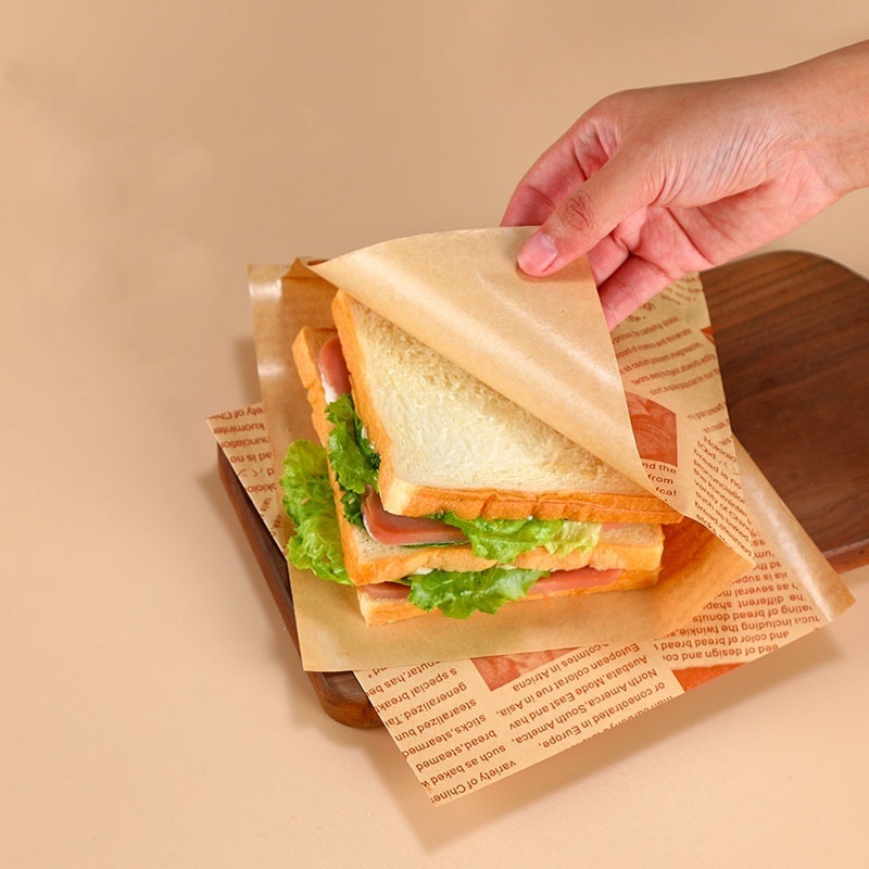 On Sale Non-Stick Hamburger Paper Baking Sheet Silicone Paper With Hotel