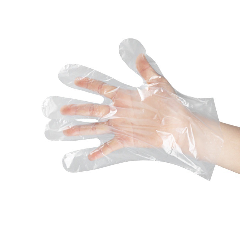 Disposable Transparent Food Grade Poly Gloves PE CPE TPE Gloves Individually Packed Plastic Gloves for Fast Food Kitchen