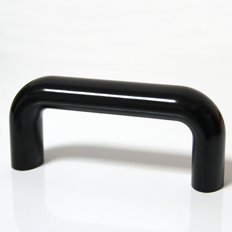 black bakelite oval cabinet door pull handle Industrial machine tool U-shaped handle