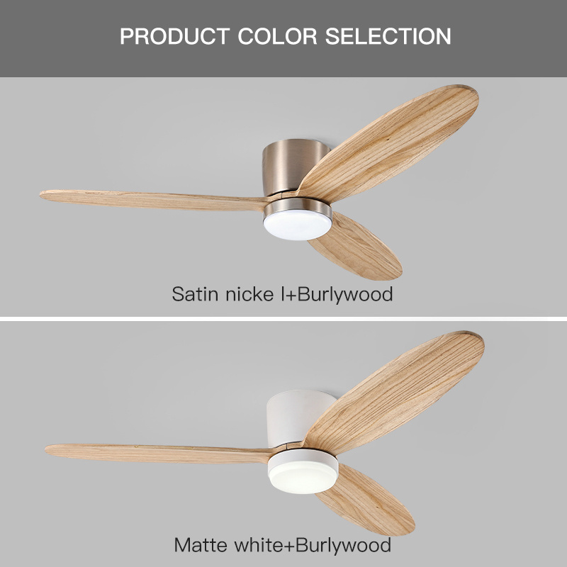 New Arrival Elegant Decorative 3 Wood Blades Orient Design Ceiling Fan With Led Light Kit for Hotel & Household