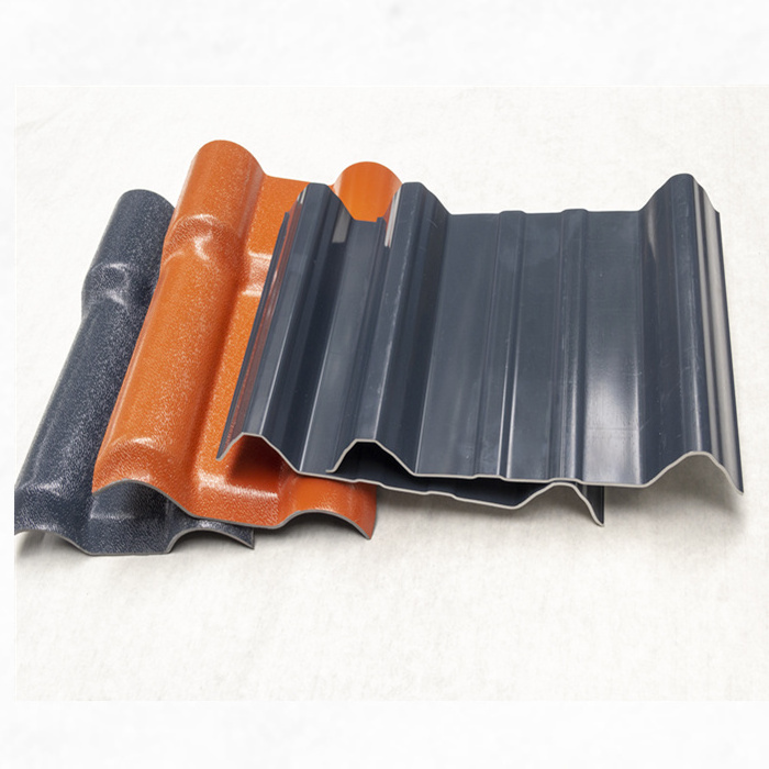 Glossy Rustfree Multilayer ASA UPVC Plastic Tile Sheets Roofing Supplier