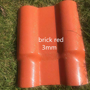 Spanish style ASA synthetic resin roof tile