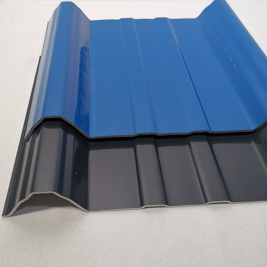 Full Container Loading Colorful Standard 3mm 1050mm Plastic Composite ASA PVC Roofing Tile Sheets And Accessories Tiles