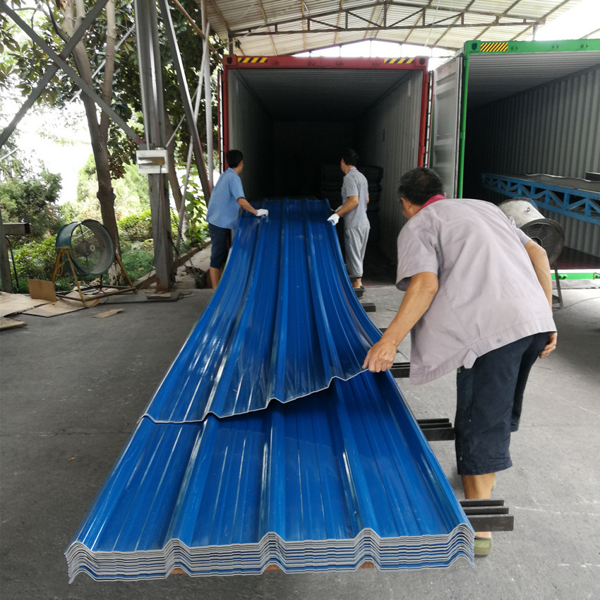 Glossy Surface 3mm Plastic Spanish ASA PVC Synthetic Resin Roof Tiles Sheets Compound Extrude Materials