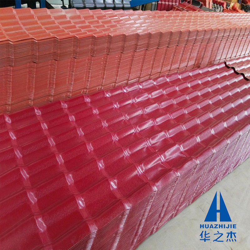 Fire resistant sound proof plastic roof tile