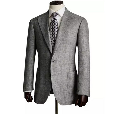 High-End Latest Formal Groom Men Suit Full Canvas Suit