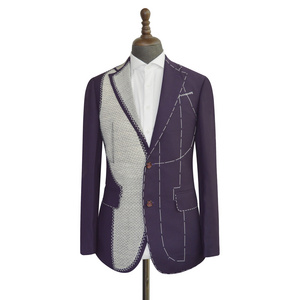 Full canvas suits for men custom bespoke tailor suits wool fabric for display