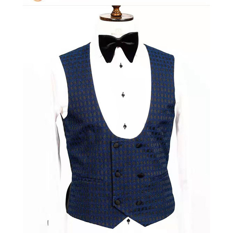 Fashion African Suits For Men Wedding Single Breasted Slim Fit Men Suit