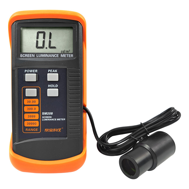 Screen Brightness Meter Tester SM208 Fluorescent screen illuminometer Luminance meter tester