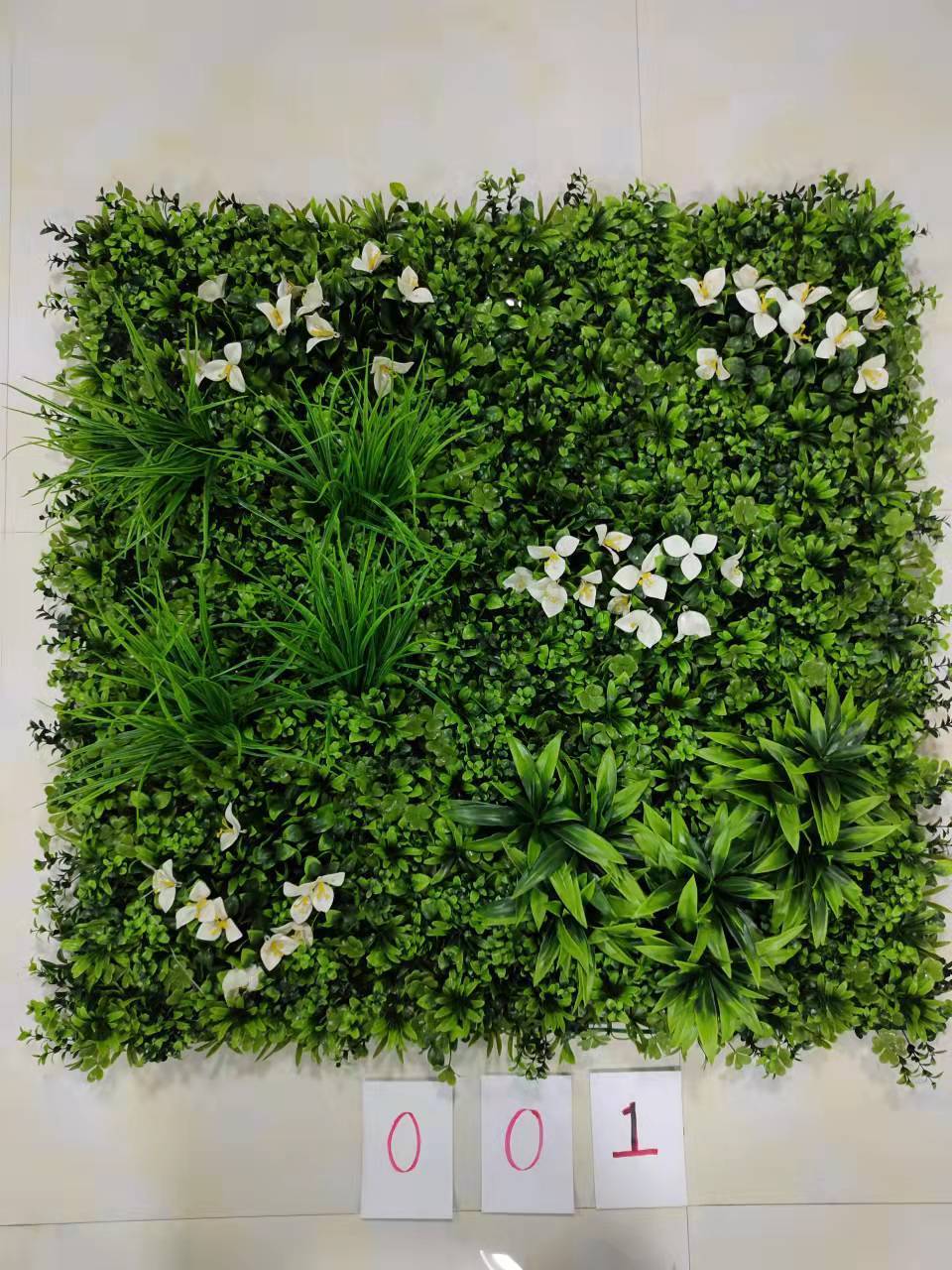 HZY 50*50cm 1*1m Easy installation artificial plant wall decor artificial green wall vertical garden grass wall design