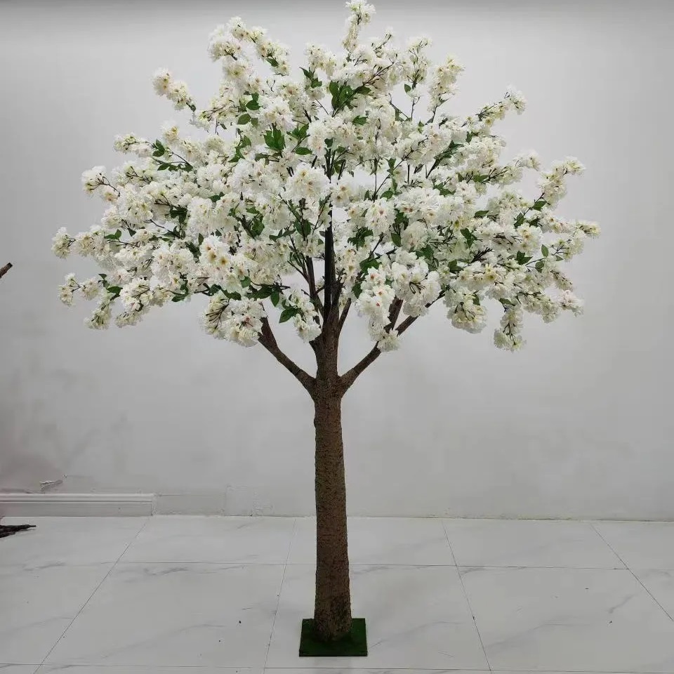 Artificial Cherry Blossom Tree Decorative Wedding White Cherry Blossom Decorative Tree Cherry Blossom Tree Centerpiece