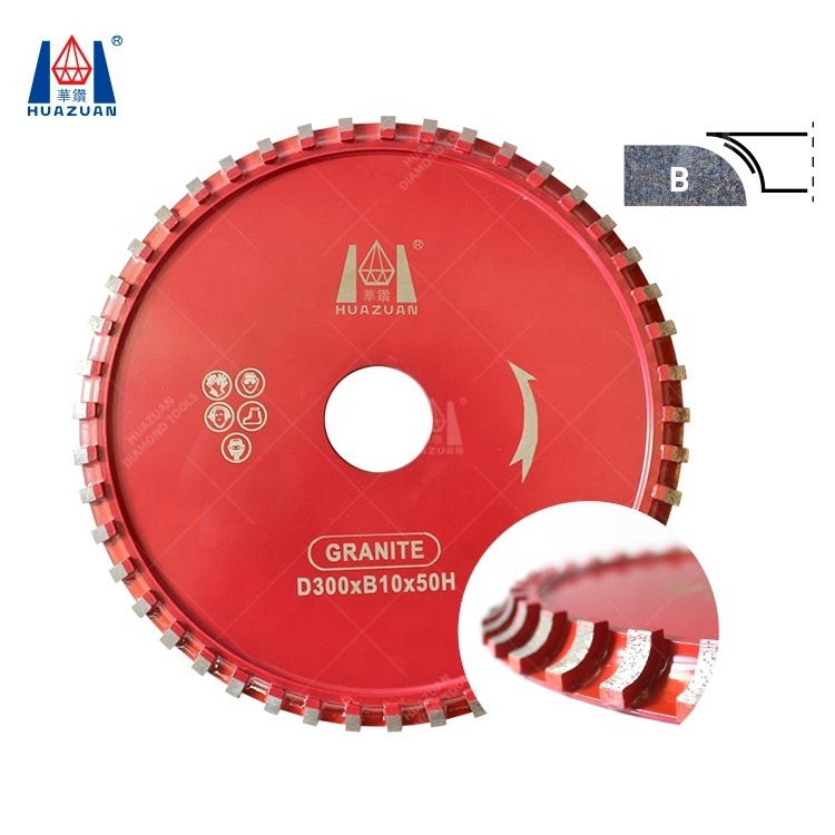 Sintered Segmented Profiling Wheel Grinding Granite and Marble For Bridge Saw